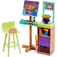 Barbie estudio de arte- accesorios de muñeca artista (Mattel FJB26)